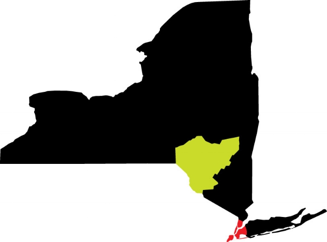 NYC to Catskills Map