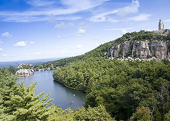 Aerial view of Mohonk Preserve Spring