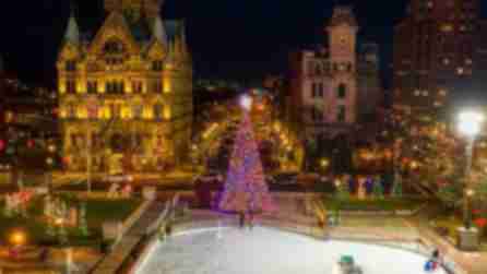 Clinton Square ice rink in Syracuse